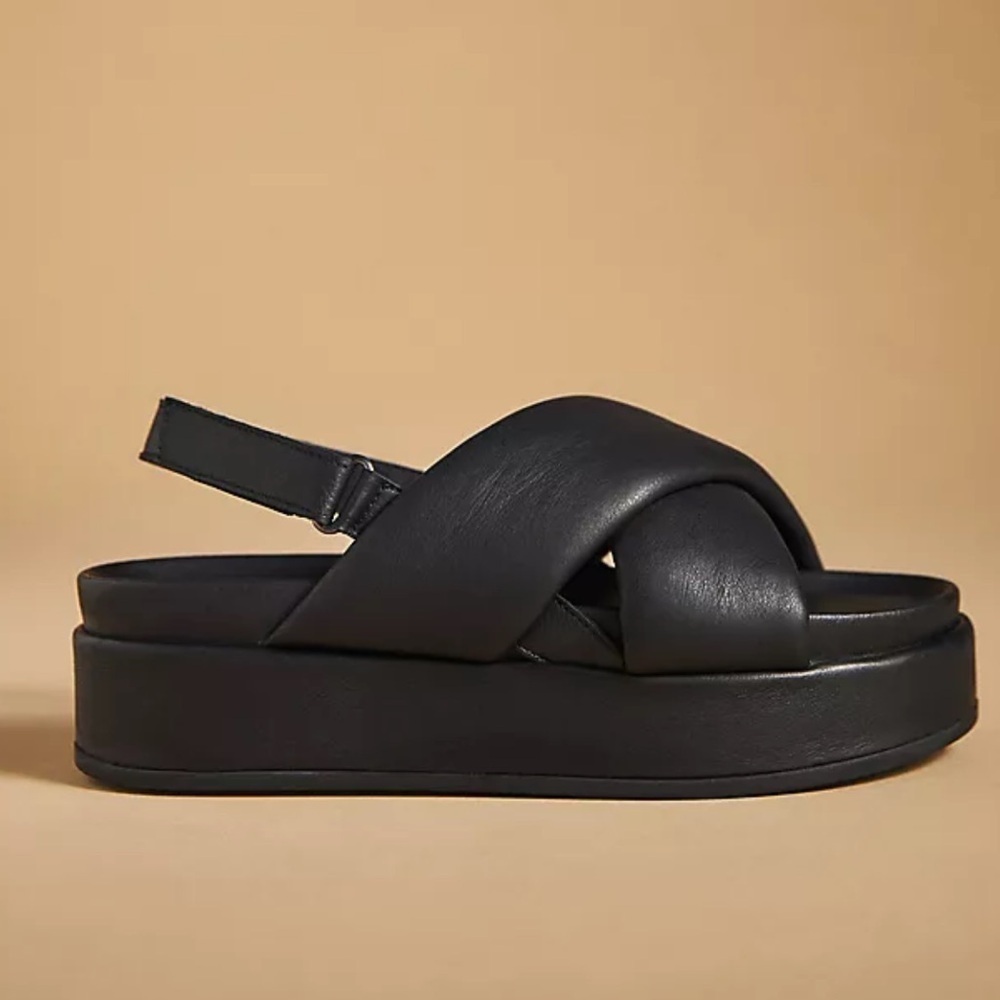 Anthropologie Silent D Pier Slingback Platform
Sandals Size 38
